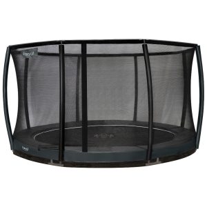 etan premium grijs trampoline inground groot deluxe