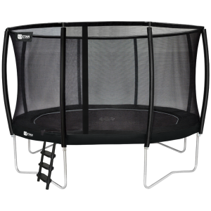 trampoline etan premium zwart deluxe groot