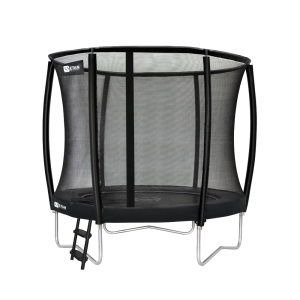 trampoline etan premium zwart deluxe klein